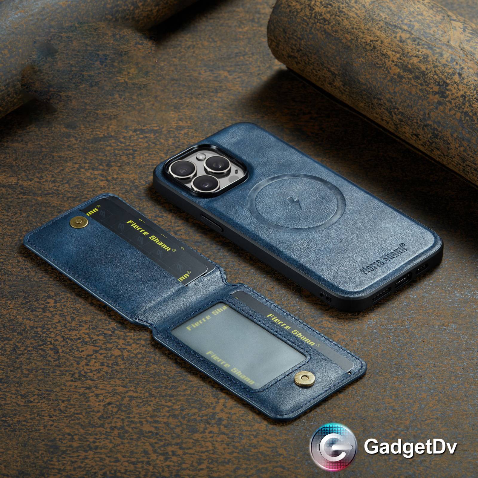 23628 Защитная крышка iPhone 15 Pro Max с картхолдером, кож.