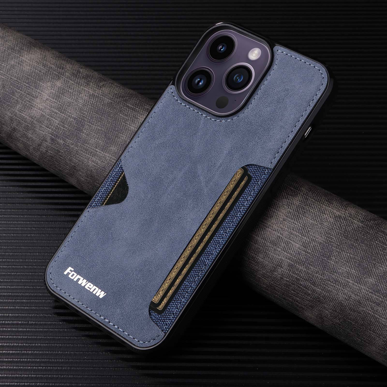 23628 Защитная крышка iPhone 15 Pro Max с картхолдером, кож.