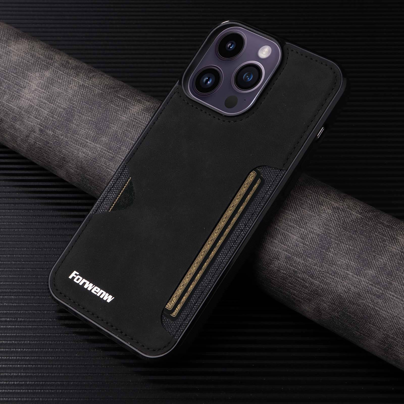 23628 Защитная крышка iPhone 15 Pro Max с картхолдером, кож.