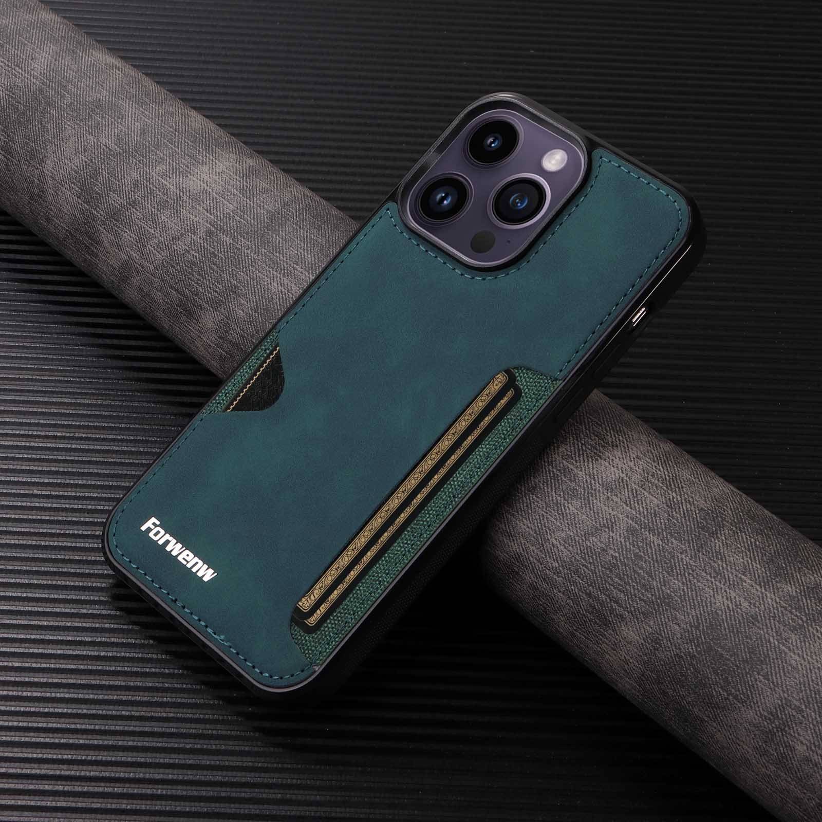 23628 Защитная крышка iPhone 15 Pro Max с картхолдером, кож.