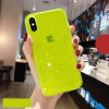 28025 iPhone 15 ProMax защитная крышка-чехол,прозрачный с блестками