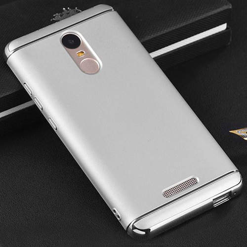 2871 Защитная крышка Xiaomi Redmi 3S пластиковая (серебро)