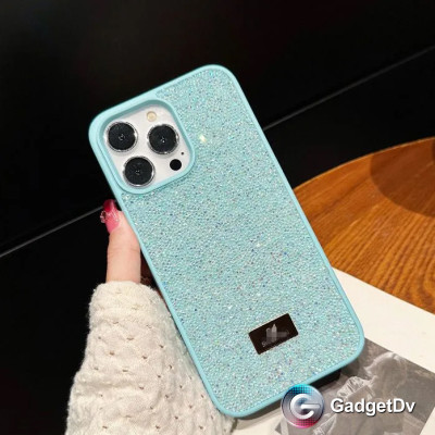 35010 iPhone 16 ProMax защитная крышка-чехол Swarovski