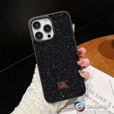 35010 iPhone 16 ProMax защитная крышка-чехол Swarovski