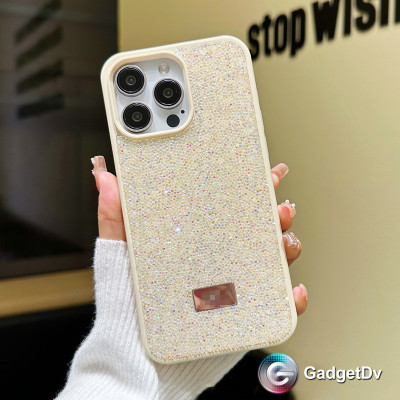 35010 iPhone 16 ProMax защитная крышка-чехол Swarovski