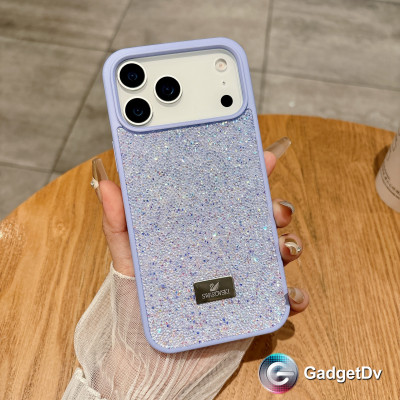 35010 iPhone 16 ProMax защитная крышка-чехол Swarovski