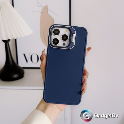 36007  iPhone13 ProMax защитная крышка-чехол, силиконовая с подставкой 
