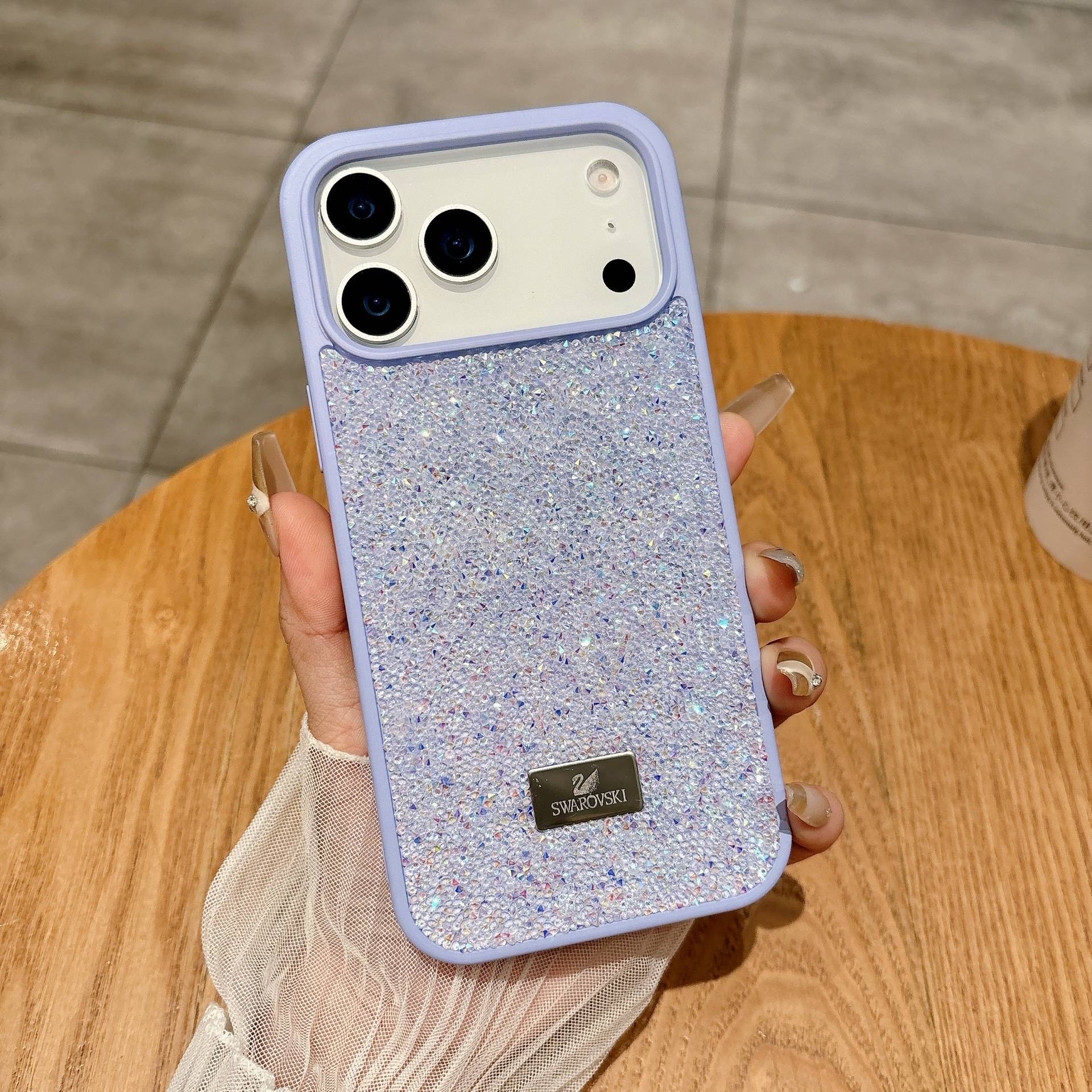 38284 iPhone 16 защитная крышка-чехол Swarovski