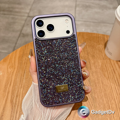 38284 iPhone 16 защитная крышка-чехол Swarovski