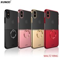 5236 iPhone X Защитная крышка пластиковая XUNDO (розовое золото)