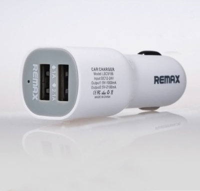 5-975 АЗУ USB*2 2,1А Remax (белый) 5-975 АЗУ 2,1А (белый)