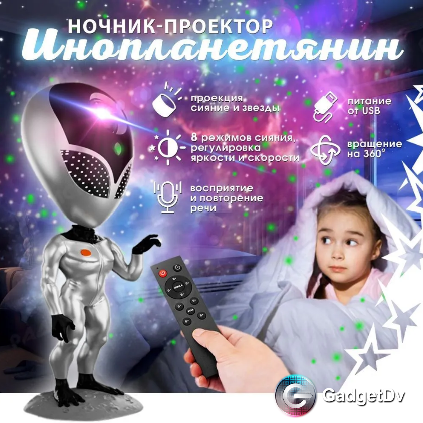 23378 Ночник-проектор "Инопланетянин" 18267