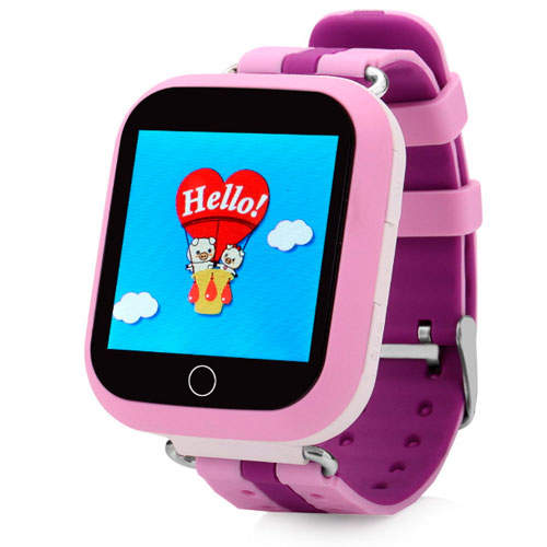 1142 Детские часы с GPS-модулем Smart Baby Watch Q100 Wonlex (розовый)
