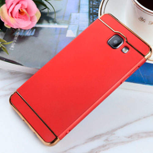 1398 Samsung A5 (2016) Защитная крышка пластиковая (красный)