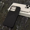 32074 Защитная крышка iPhone 15Pro под карбон MagSafe