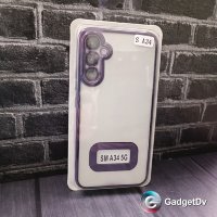 23532 Samsung A34 защитная крышка-чехол, c цветной окантовкой