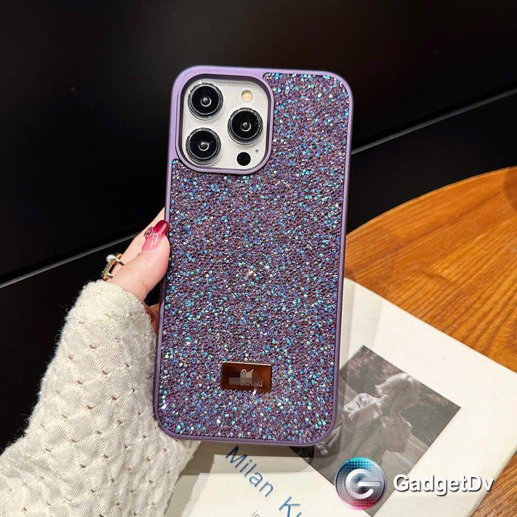 26828 iPhone 15 ProMax защитная крышка- чехол Swarovski