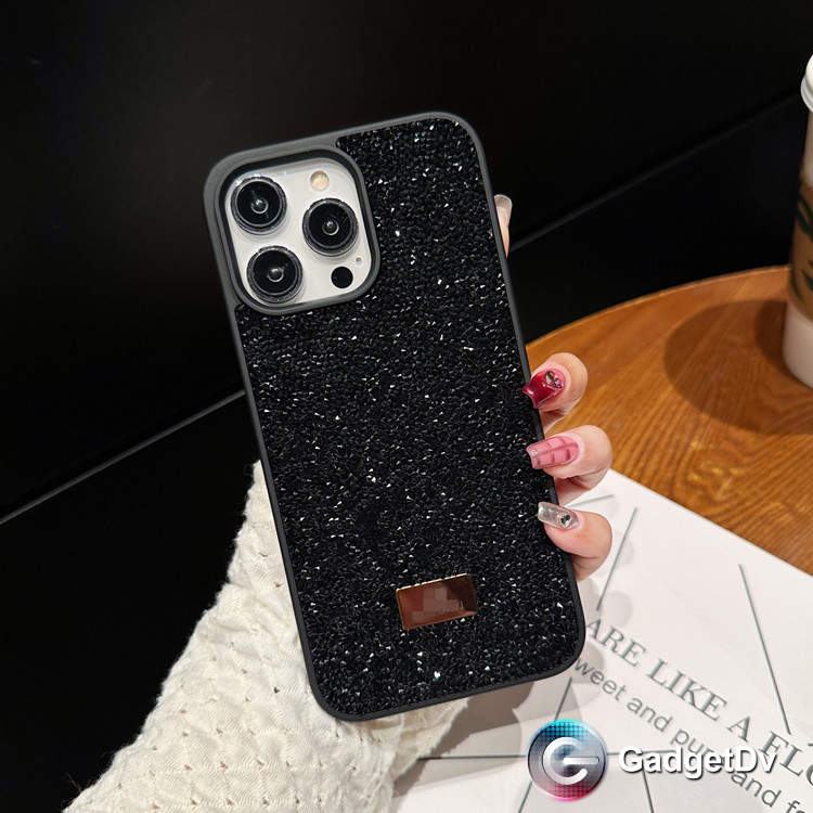 26828 iPhone 15 ProMax защитная крышка- чехол Swarovski