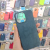 29004 iPhone 15 ProMax защитная крышка-чехол, однотонный под кожу