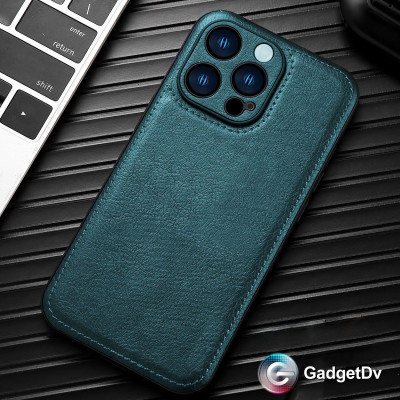 29004  iPhone 15 ProMax защитная крышка-чехол, однотонный под кожу