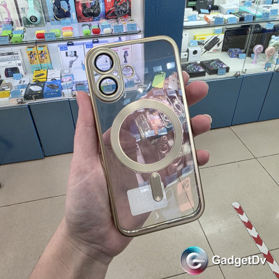 38410 iPhone 16 защитная крышка-чехол прозрачная с окантовкой