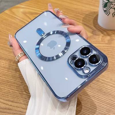 38410 iPhone 16 защитная крышка-чехол прозрачная с окантовкой