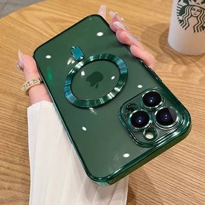 38410 iPhone 16 защитная крышка-чехол прозрачная с окантовкой