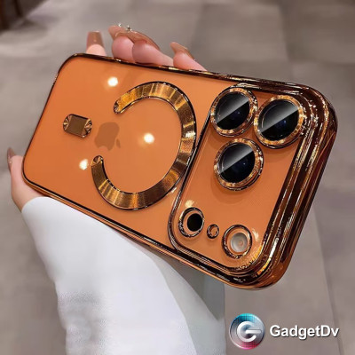 38844 iPhone 17Pro защитная крышка-чехол магнитная с окантовкой