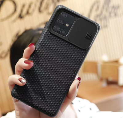 85153 Samsung A51 защитная крышка-чехол, силикон фактурный