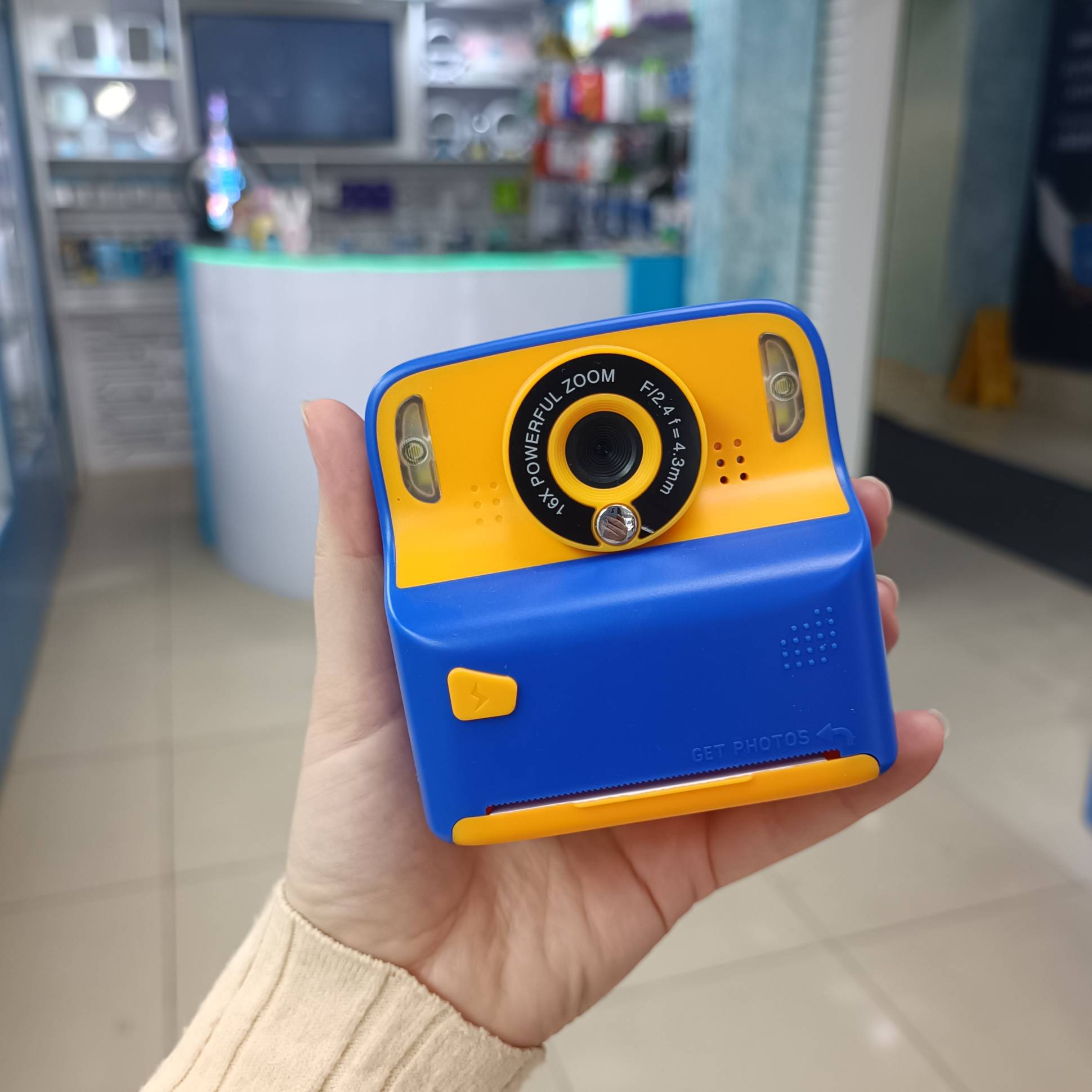 34002 Детский фотоаппарат мгновенной печати QC-3