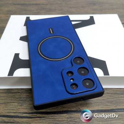 38409 Samsung S25FE защитная крышка-чехол, MagSafe под замшу