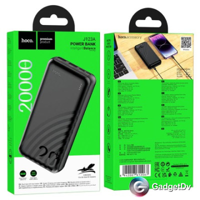 38532 Портативный аккумулятор 20000 mAh Hoco J123A