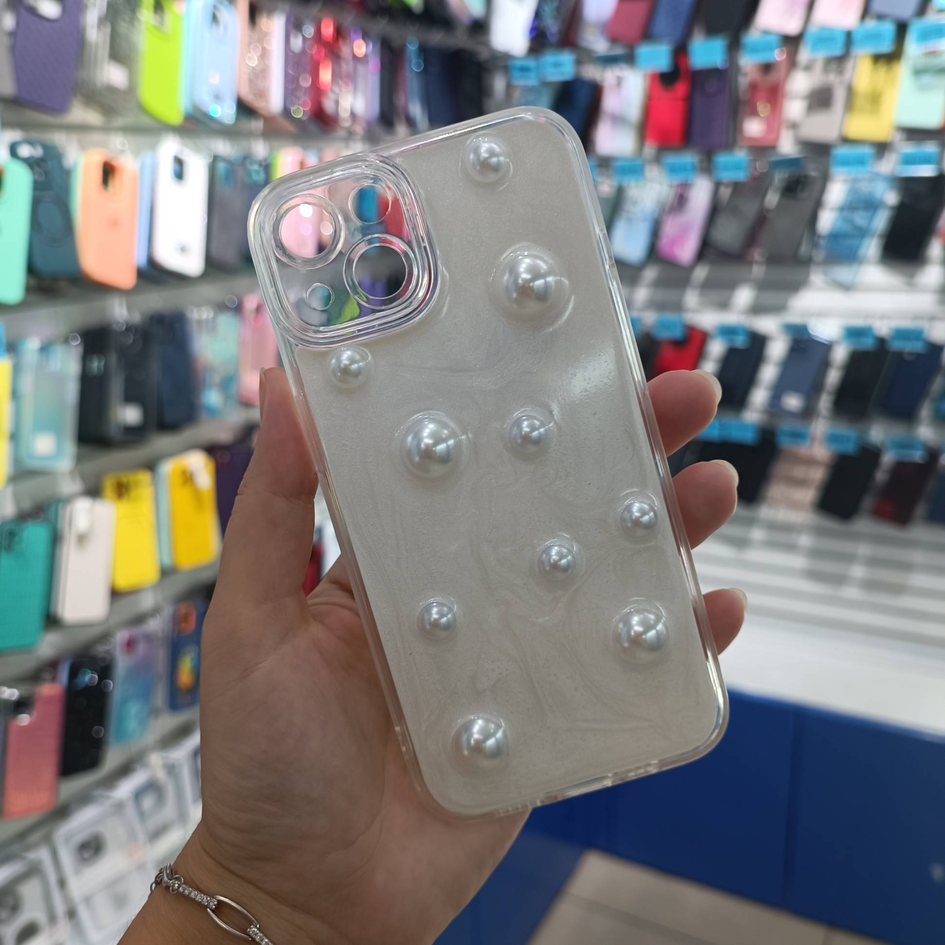 29006 iPhone 13 защитная крышка-чехол, объёмный
