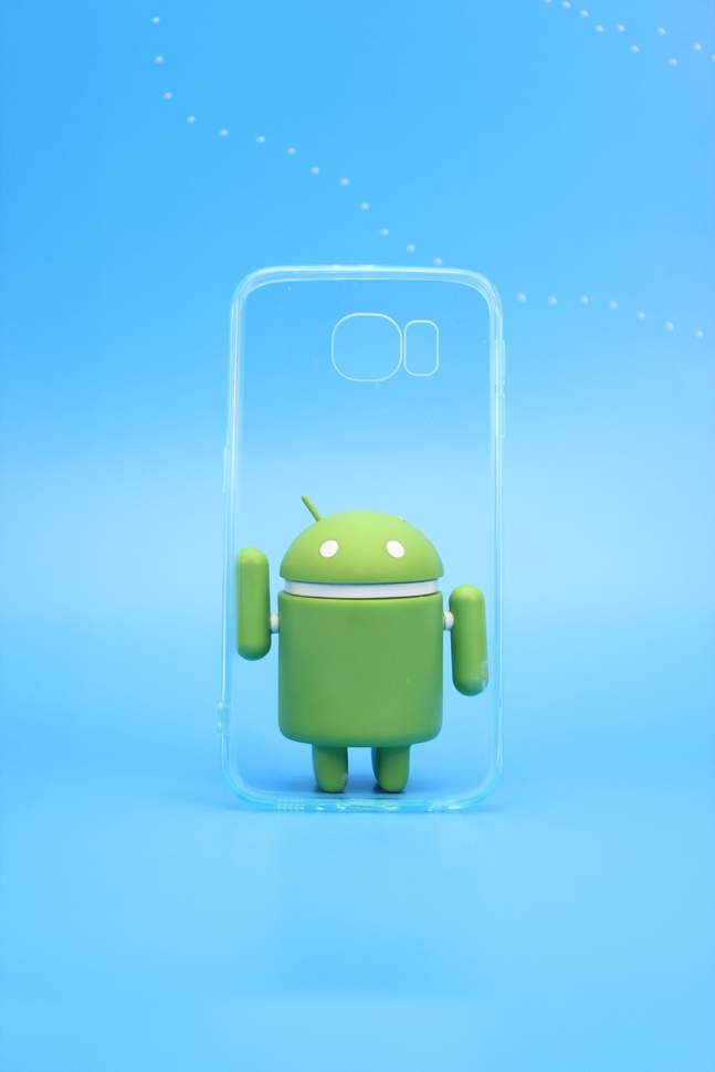 Galaxy S6 Защитная крышка силикон/пластик (голубой)