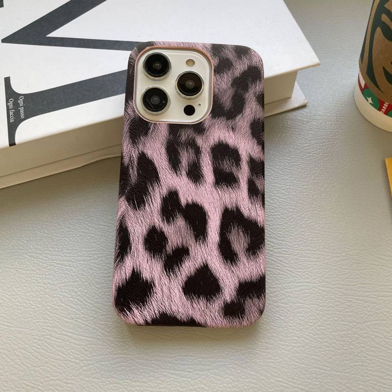 35014 iPhone 15 защитная крышка-чехол, животный принт
