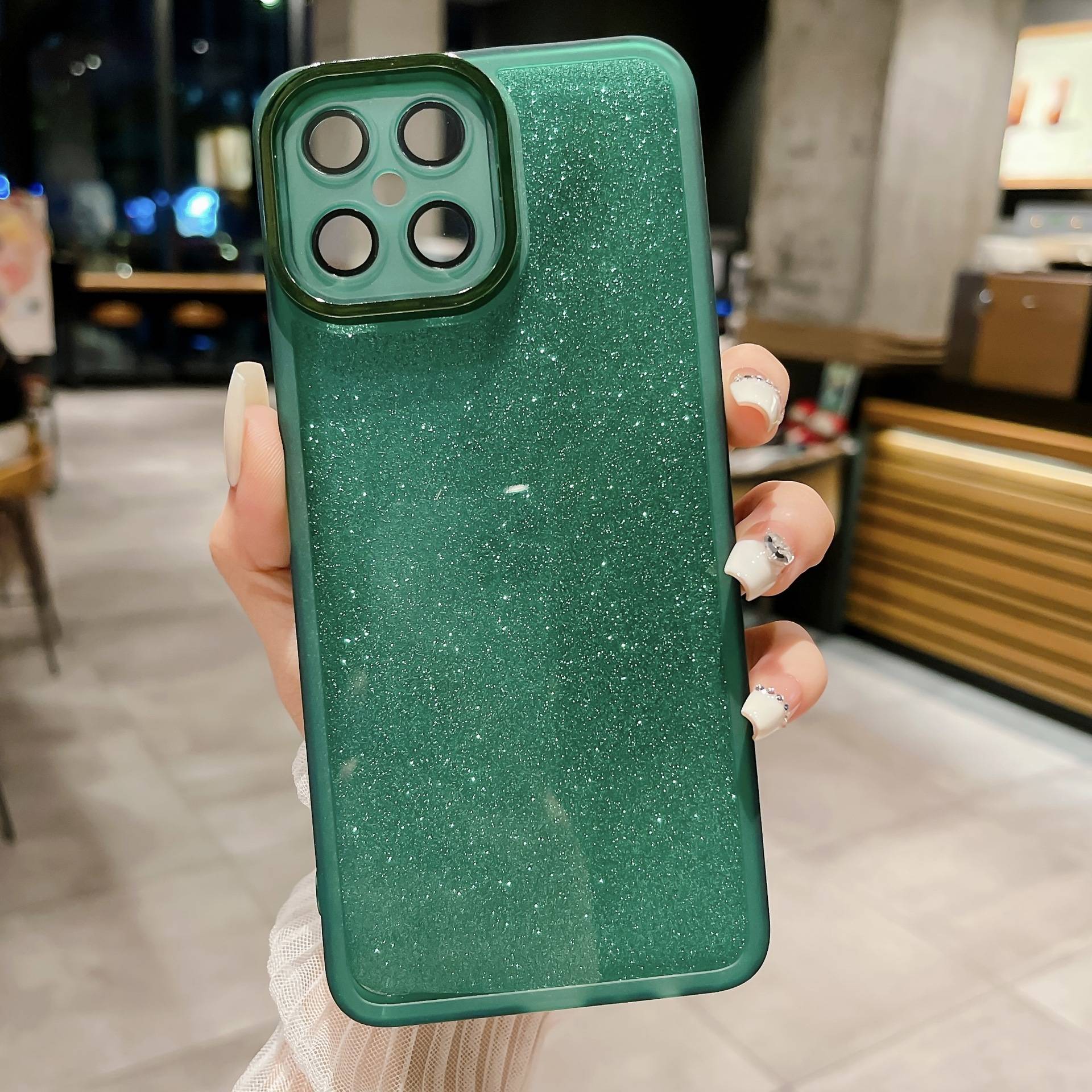 38012 Honor X8C защитная крышка-чехол, блестки