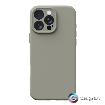 38112 iPhone 16 ProMax защитная крышка-чехол однотонный силикон