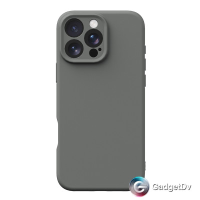 38112 iPhone 16 ProMax защитная крышка-чехол однотонный силикон