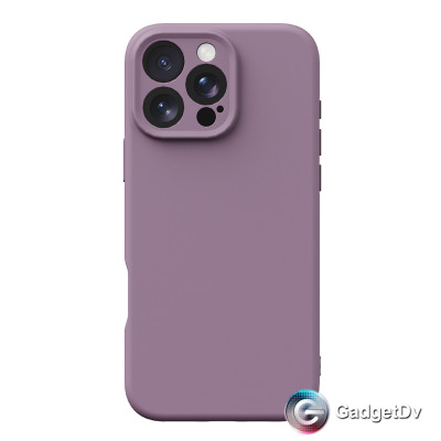38112 iPhone 16 ProMax защитная крышка-чехол однотонный силикон