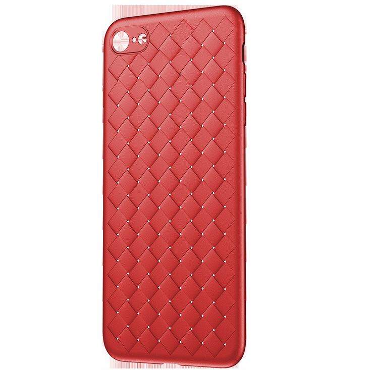 5240 iPhone X Защитная крышка силиконовая Baseus (красный)
