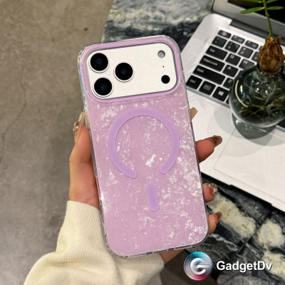 38842 iPhone 17Pro защитная крышка-чехол перелив с MagSafe