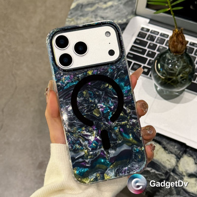 38842 iPhone 17Pro защитная крышка-чехол перелив с MagSafe