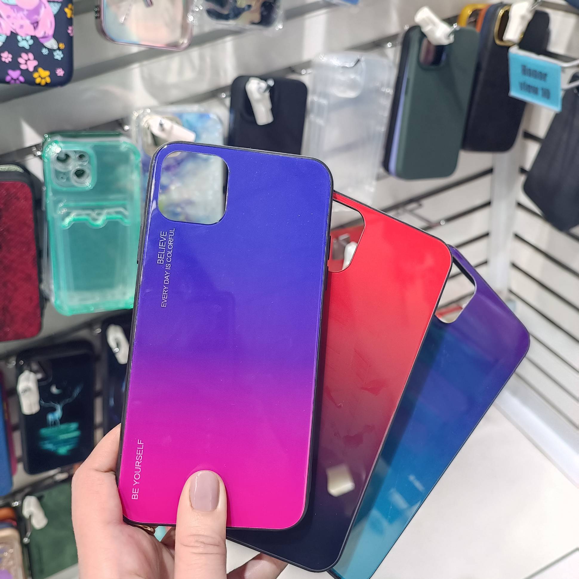 11505 iPhone 11Pro Max защитная крышка-чехол, "Градиент"