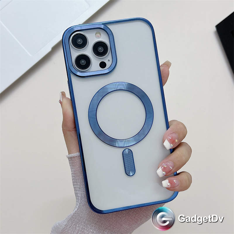 27027 iPhone 15 защитная крышка-чехол, магнитная с окантовкой
