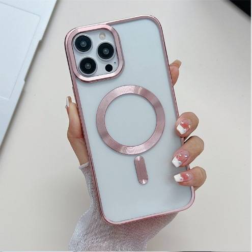 27027 iPhone 15 защитная крышка-чехол, магнитная с окантовкой