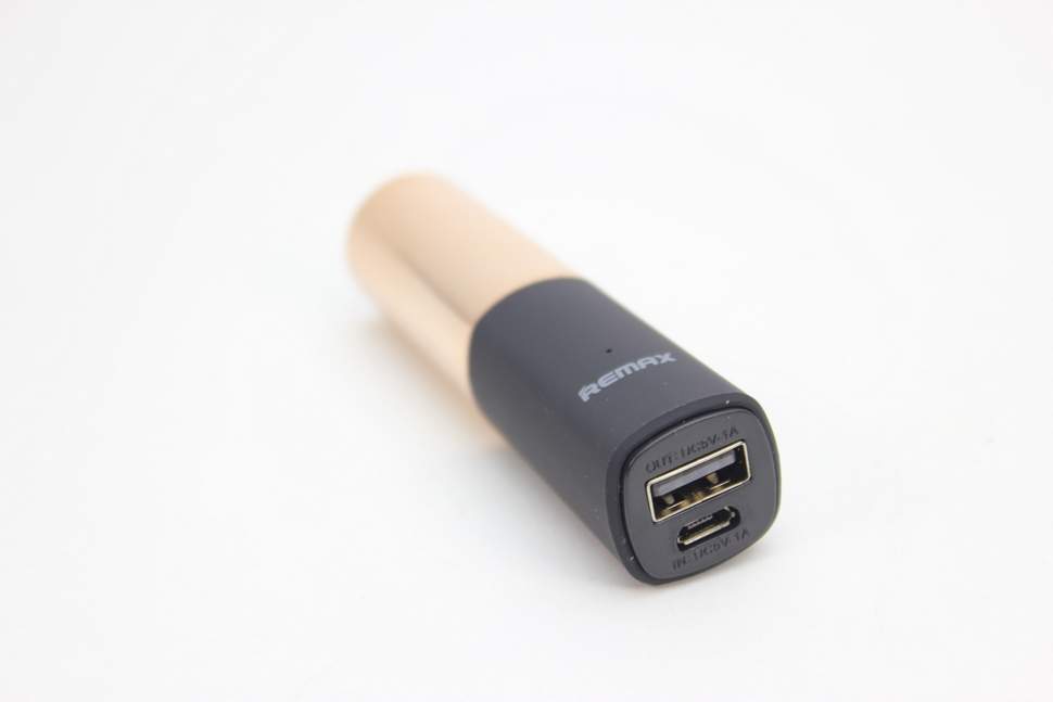 5-128 Портативный аккумулятор 2400 mAh (золотой)RPL-12