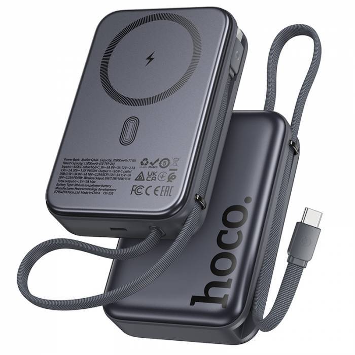 38530 Портативный аккумулятор с функцией беспроводной зарядки 20000 mAh Hoco Q44A