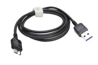 5-742 Кабель USB Galxy Note3, S5 1,2m (черный)