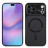 39059  iPhone 11 защитная крышка-чехол,  скартхолдером под замшу