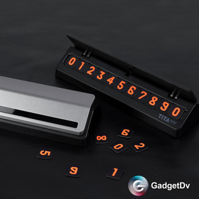 10722 Временная карта парковки Bcase TITA Temporary Parking Card